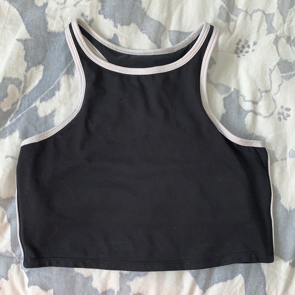 Fabletics black/white tank. Sz small, no label